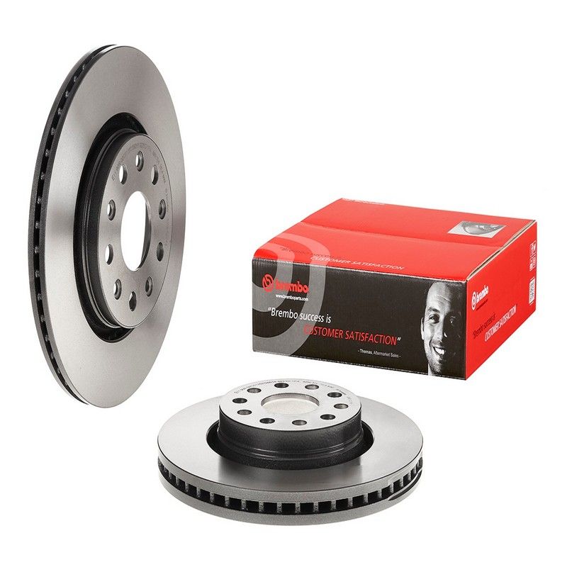 Brembo 09.E127.11 Premium Coated Vented Brake Rotor