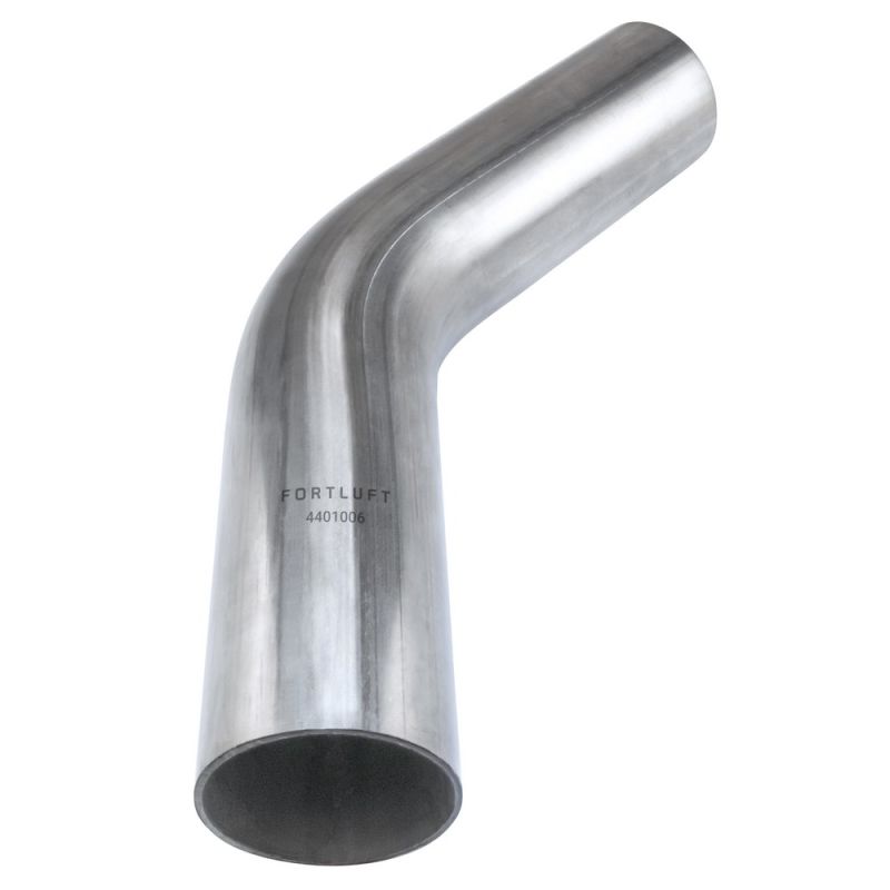 FORTLUFT 4401011 Universal Mandrel Exhaust Bend Pipe 45 Degree Stainless Steel, 1.75''/45mm