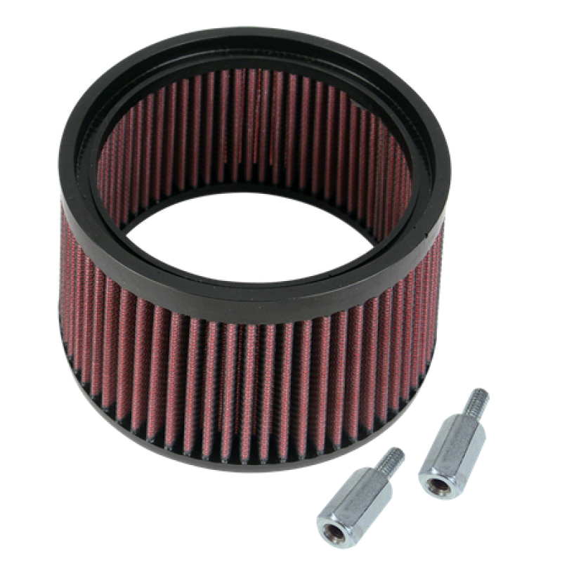 S&S Cycle 170-0127 1in Taller Pleated Stealth Air Filter Kit