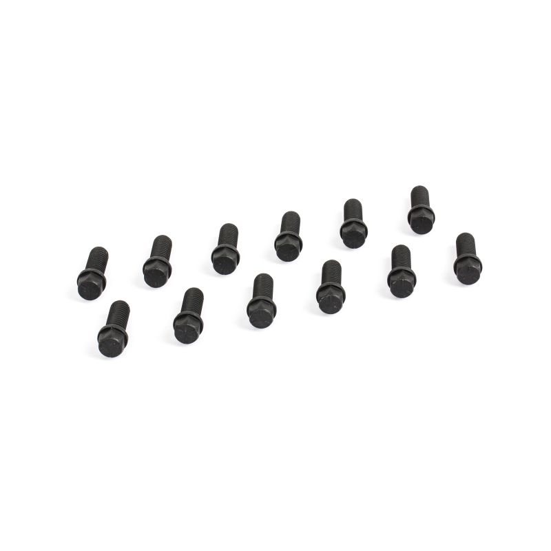 Cometic Gasket CF1012 Cometic Header Bolts 3/8 - 16 x 1in Grade 5 Black Oxide Finish With Compact Hex Head