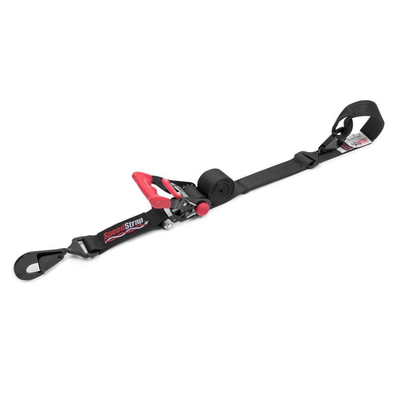 SpeedStrap 1 1/2In X 6Ft Ratchet Tie-Down w/ Soft-Tie - Black