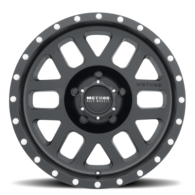 Method Wheels MR30689050512N Method MR306 Mesh 18x9 -12mm Offset 5x5 94mm CB Matte Black Wheel