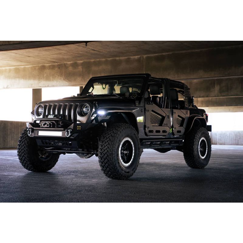 DV8 Offroad FDJL-07 18-23 Jeep Wrangler JL Slim Fender Flares