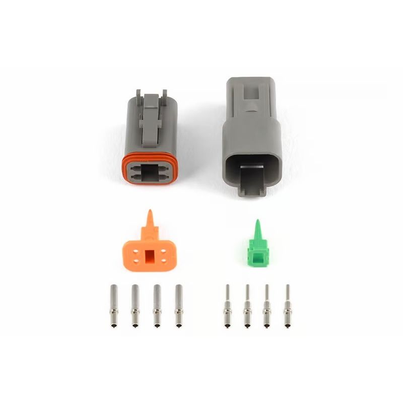 Haltech HT-031114 Matching Set of Deutsch DT-4 Connectors 13 Amp Plug & Pins Only