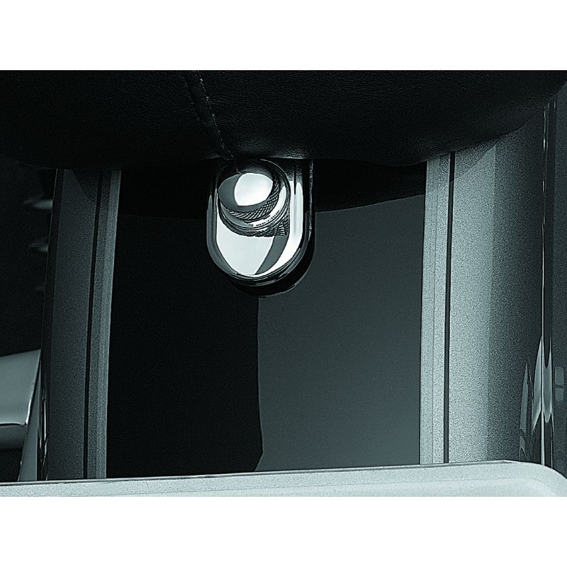 Kuryakyn 9035 Seat Beauty Cap & Thumb Screw Combo Chrome