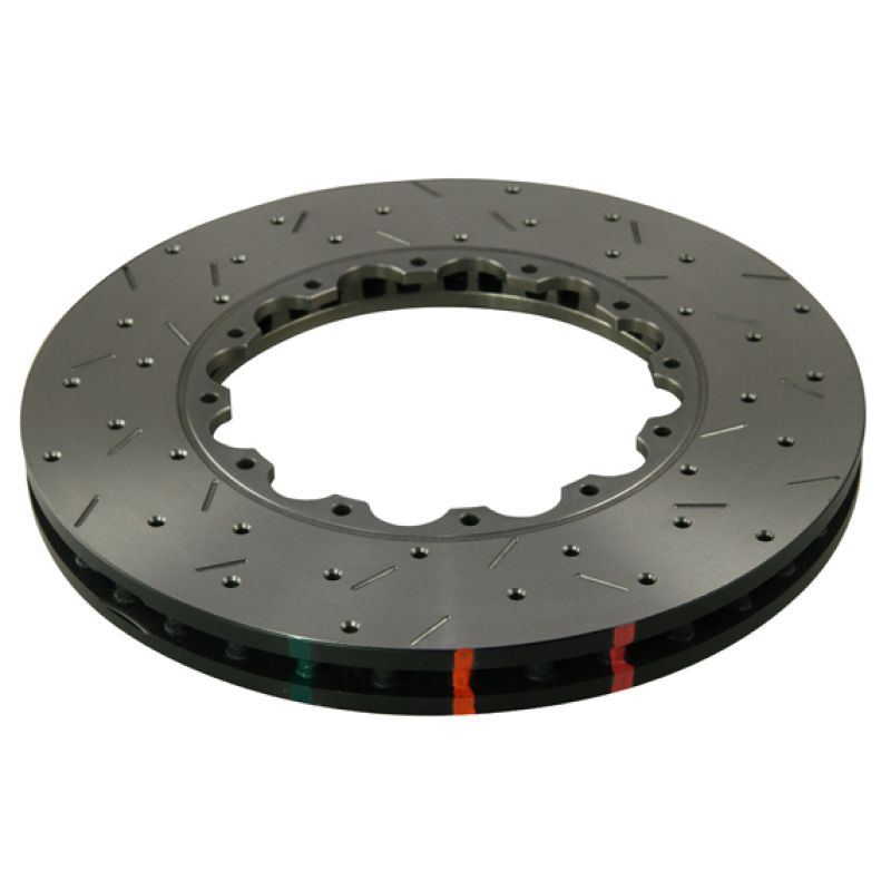 DBA 2004 WRX STi (5x100) Front Cross Drilled & Slotted 5000 Series Replacement Rotor Rings