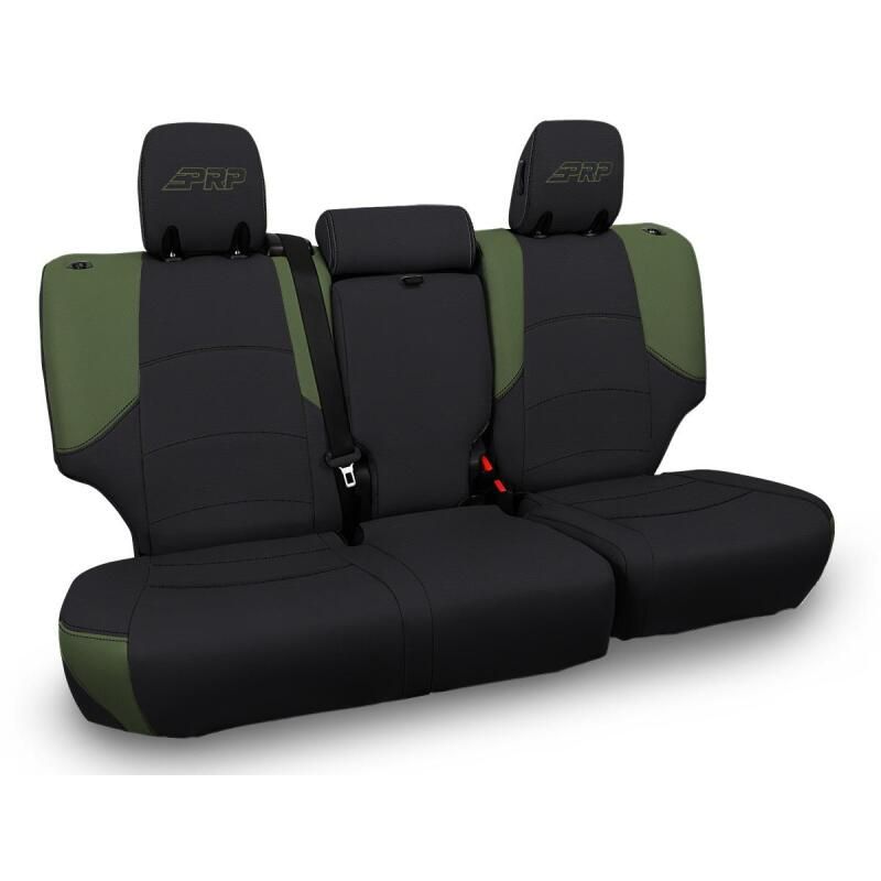 PRP Seats B067-04 PRP 11-24 Toyota 4Runner Rear Bench Cover - 5-seat model - Black/Olive Green