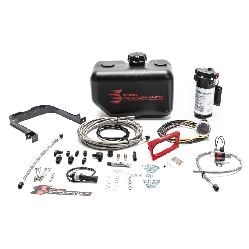 Snow Performance 05-10 Mustang Stg 2 Boost Cooler Water Injection Kit (SS Braided Line & 4AN)