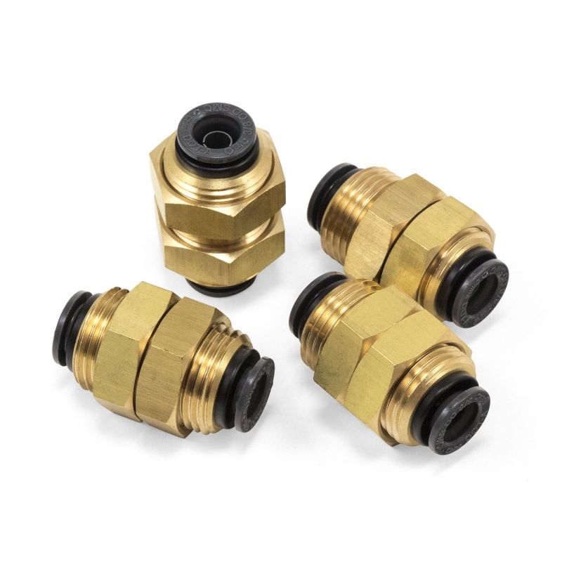 Air Lift 22653 Universal Bulkhead Union 3/8in PTC x 3/8in PTC-DOT