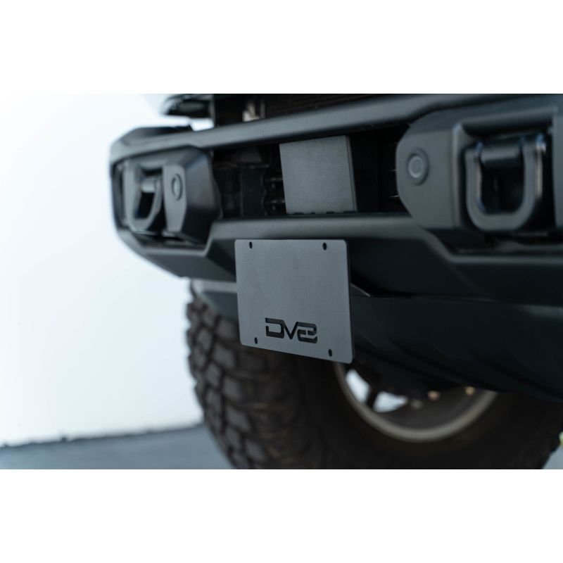 DV8 Offroad LPBR-04 21-23 Ford Bronco Capable Bumper Front License Plate Mount