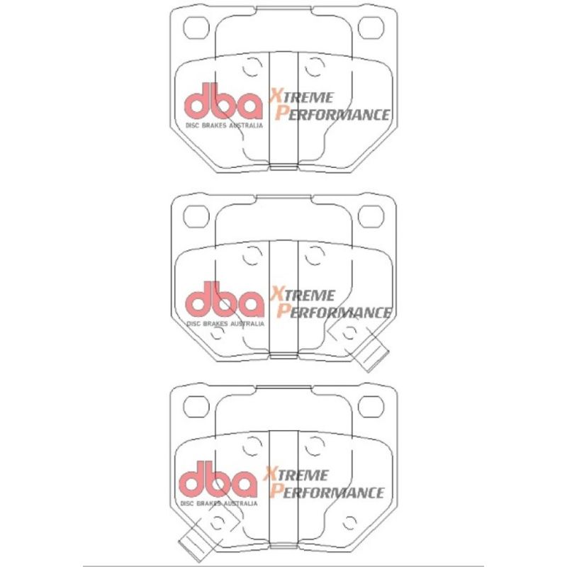 DBA 06-07 Subaru WRX XP650 Rear Brake Pads