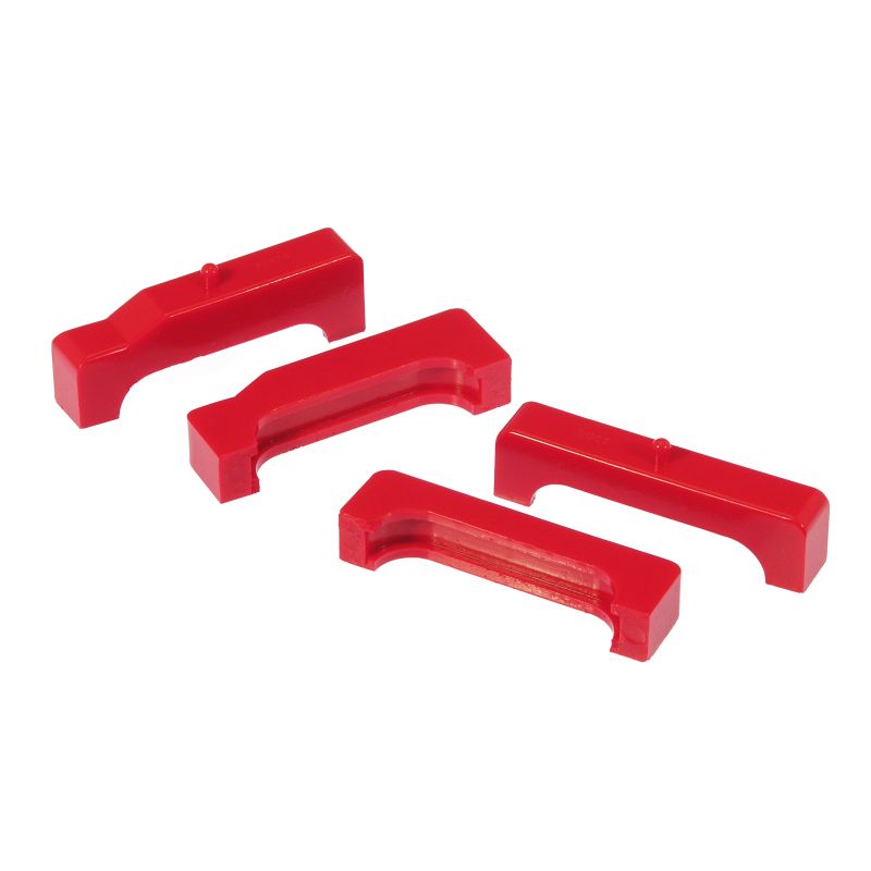 Prothane 88-98 Chevy Truck Big Block Radiator Insolators - Red