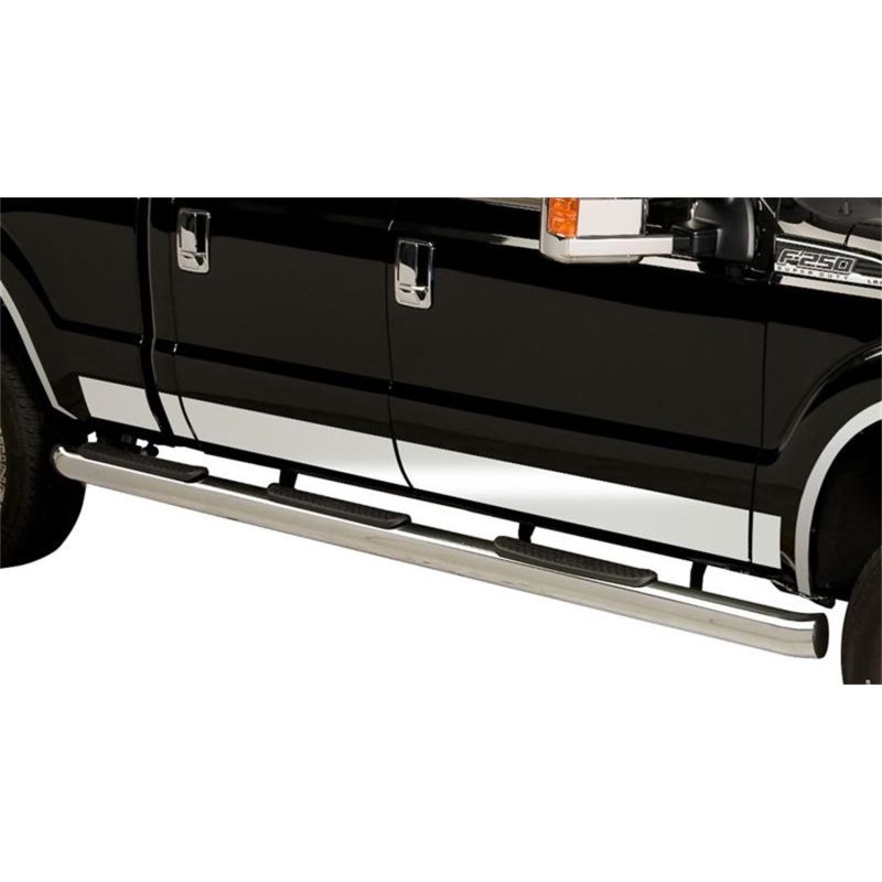 Putco 9751460 17-20 Ford SuperDuty SuperCrew - 6.5ft Bed Stainless Steel Rocker Panels