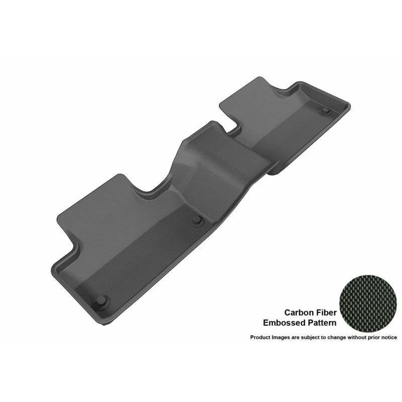 3D MAXpider 2014-2019 Land Rover Range Rover Evoque Kagu 2nd Row Floormats - Black