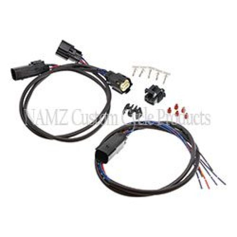 NAMZ NCTP-WK14 14-23 Street/Road Glide Models Plug-N-Play Complete Tour Pack Wiring Installation Kit