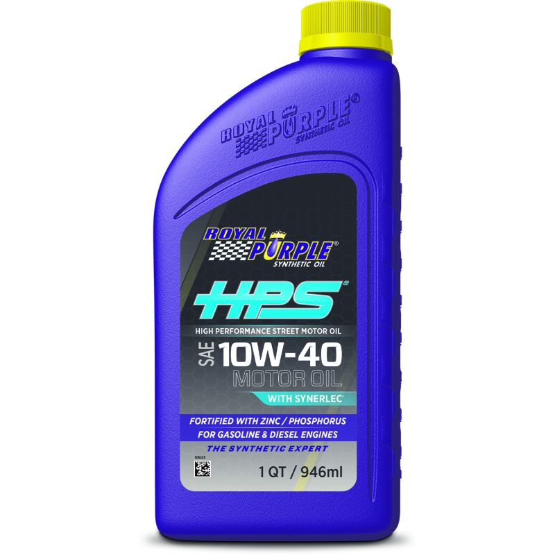 Royal Purple 36140 HPS Synthetic High Performance Street 10W-40 Motor Oil - 1 Quart