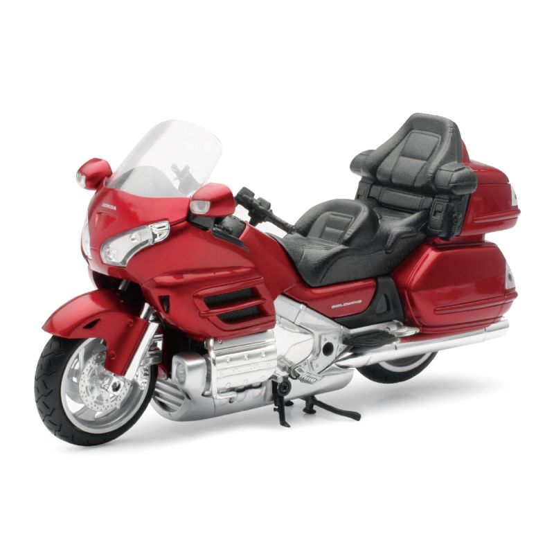 New Ray Toys 57253A Honda Gold Wing Bike ( Red)/ Scale 1:12