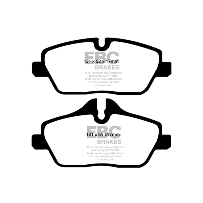 EBC UD1308 14+ BMW i3 Electric Ultimax2 Front Brake Pads