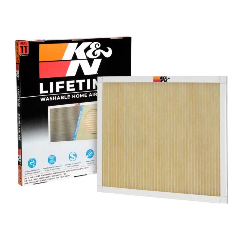 K&N HVC-12020 HVAC Filter; 20 x 20 x 1