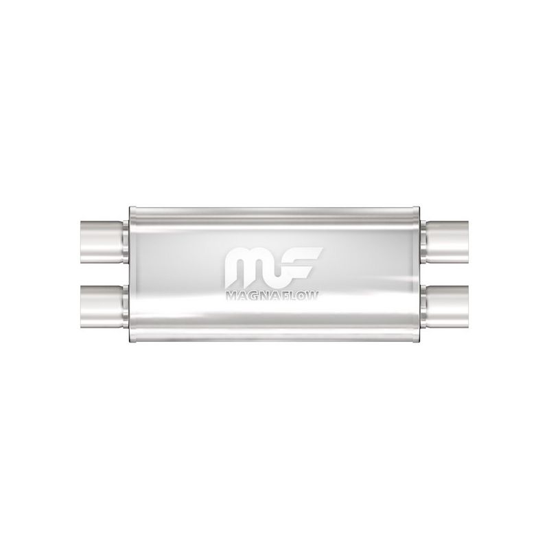 MagnaFlow Exhaust Products 12468 Straight-Through Performance Muffler; 2.5in. Dual/Dual; 5x18x8 Body