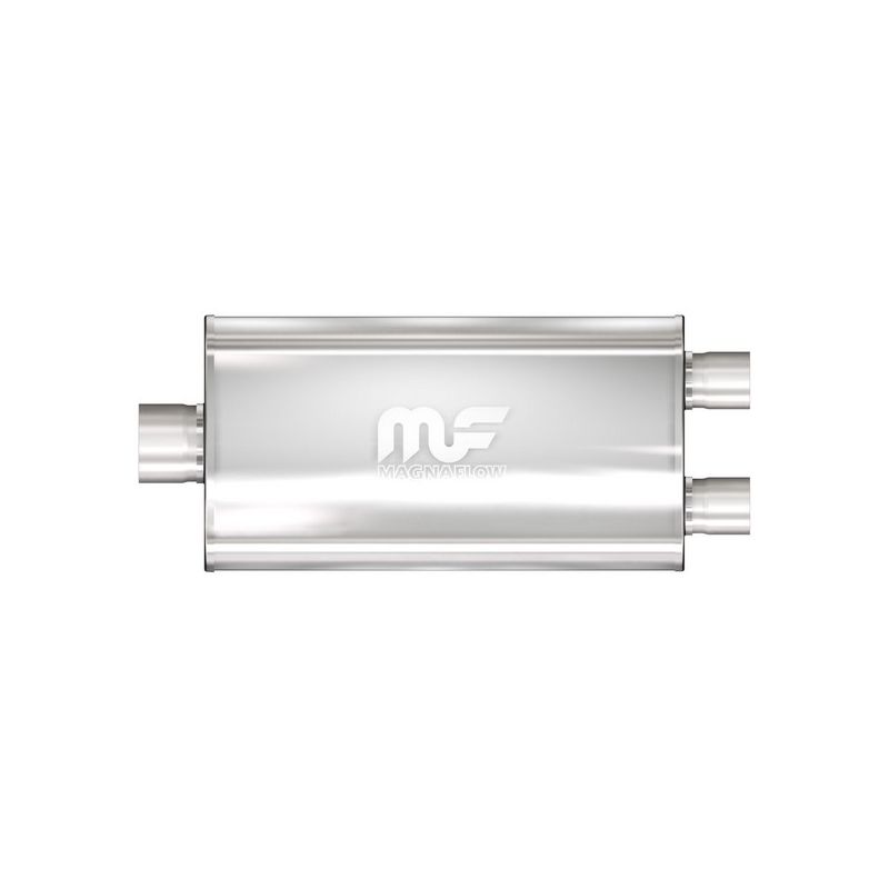 MagnaFlow Exhaust Products 12588 Straight-Through Performance Muffler; 3/2.5in. Center/Dual; 5x22x11 Body