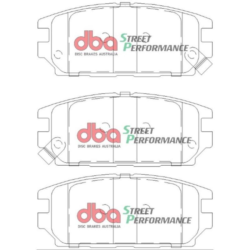 DBA 91-94 Dodge Stealth AWD XP Performance Rear Brake Pads