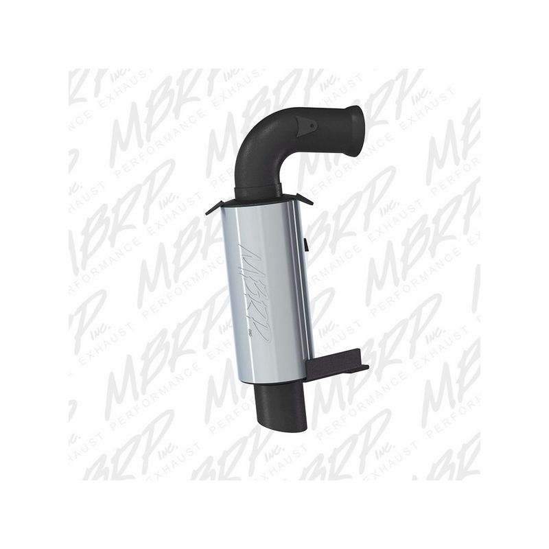 MBRP Exhaust 1330207 Race Muffler; Bolt-on Design; Packed Muffler.