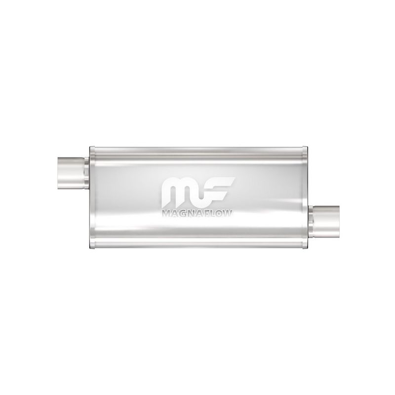 MagnaFlow Exhaust Products 14239 Straight-Through Performance Muffler; 3in. Offset/Offset; 5x14x8 Body