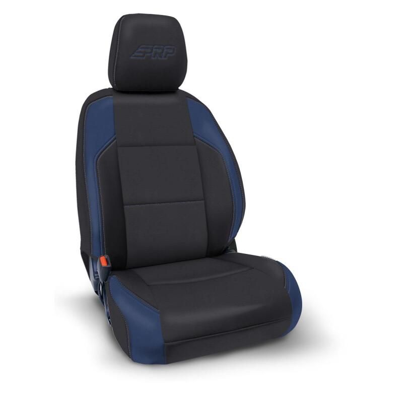 PRP Seats B053-06 PRP 16-23 Toyota Tacoma Front Seat Covers (Pair) - Black/Navy Blue