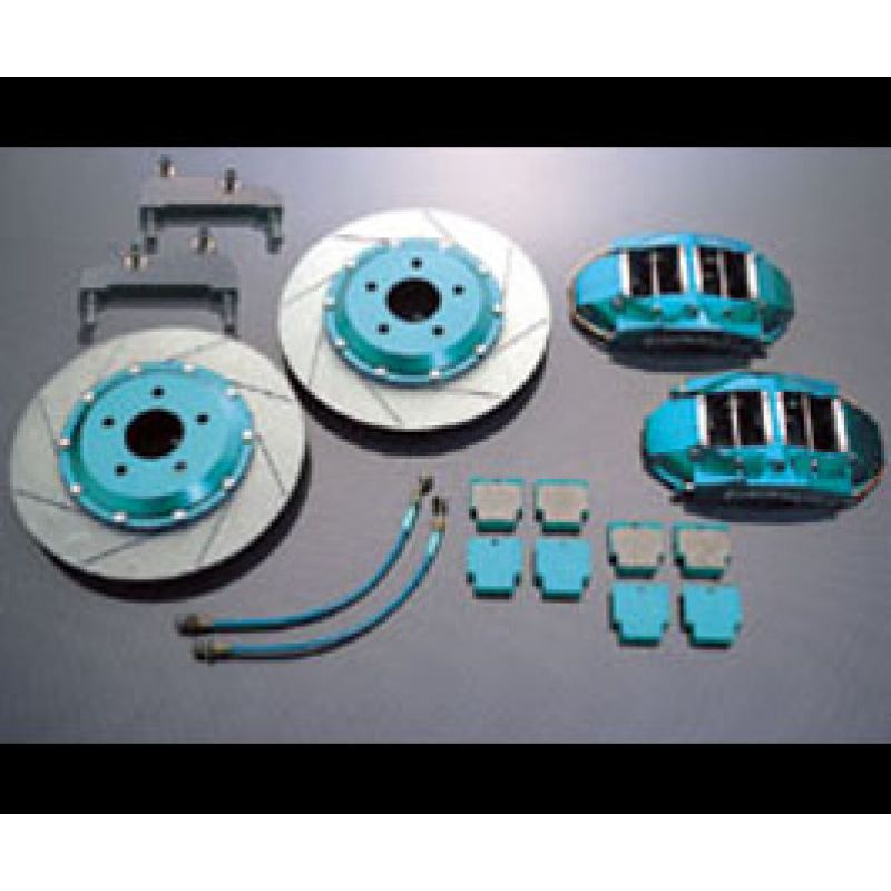 Project Mu FS44S-H108 Forged Slim Front Caliper Kit Acura Integra Type R (DC5) 4POT 4PAD 332x28mm Rotor