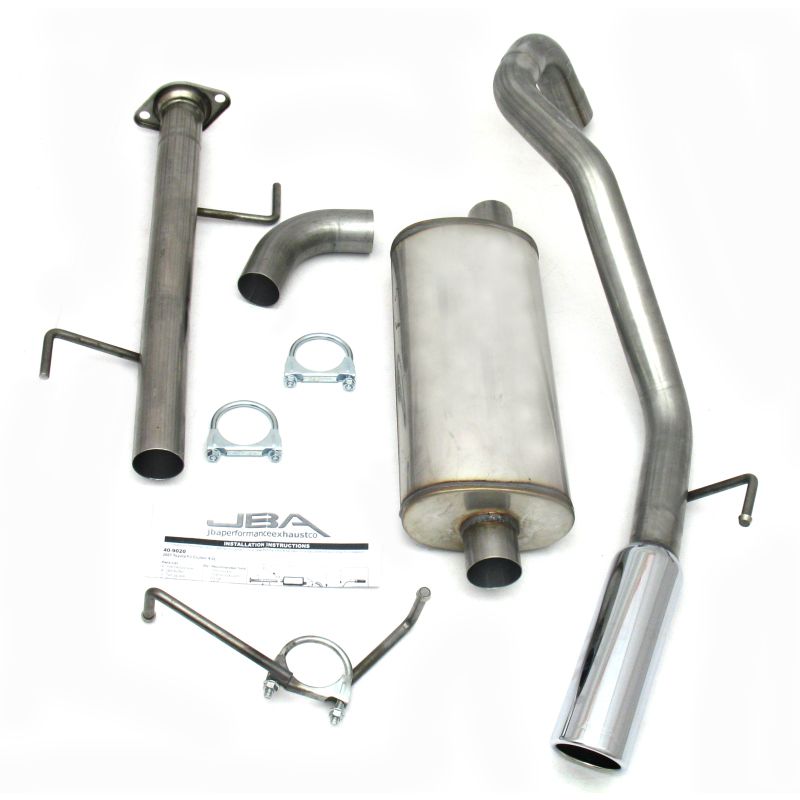 JBA 07-14 Toyota FJ Cruiser 4.0L 409SS Single Rear Exit Cat-Back Exhaust
