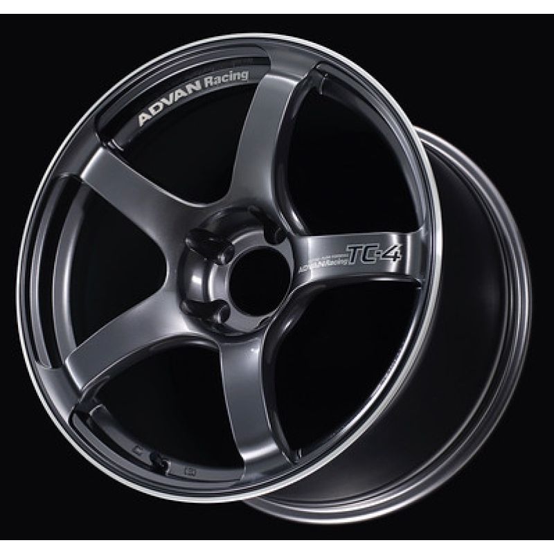 Advan YAD7G38EGMR TC4 17x8.0 +38 5-114.3 Racing Gunmetallic & Ring Wheel