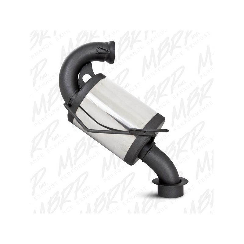 MBRP Exhaust 1625207 Trail Muffler; Bolt-on Design; Packed Muffler.