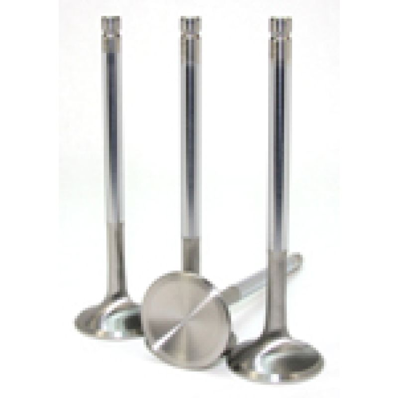 GSC P-D Toyota 3STGE 23-8N Chrome Polished Exhaust Valve - 30mm Head (+1mm) - SET 8