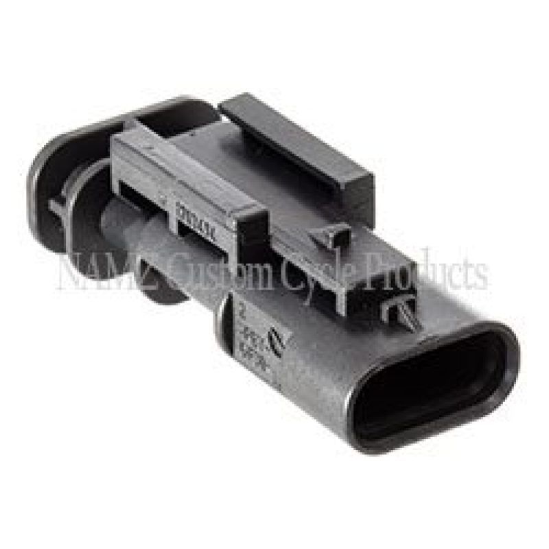 NAMZ NMCON-03R 2017+ Softail Models Rear Fender Harness Male Connector Kit for Center Taillight (OEM 69201613)