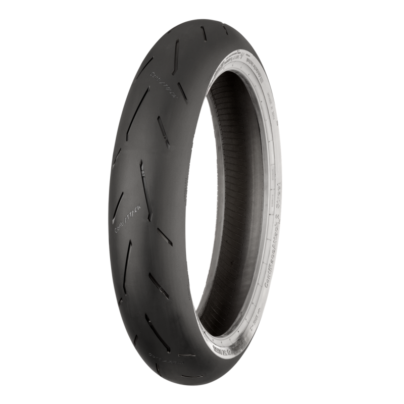 Continental Tire 02446540000 Continental ContiRaceAttack 2 Medium - 120/70 ZR17 M/C 58W TL Front