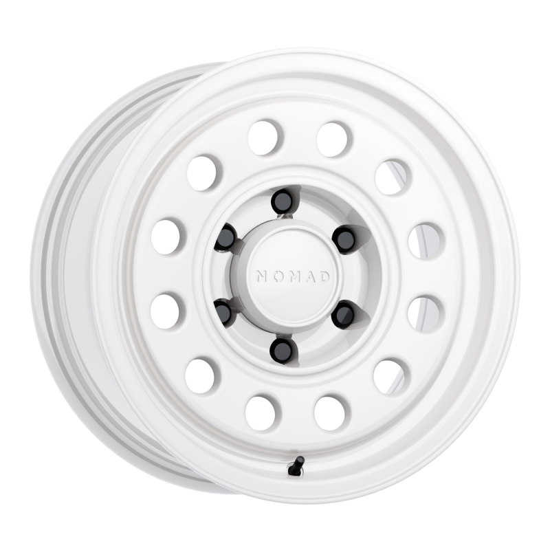 Nomad N501SA Convoy 18x8in / 5x130 BP / 25mm Offset / 71.6mm Bore - Gloss White Wheel