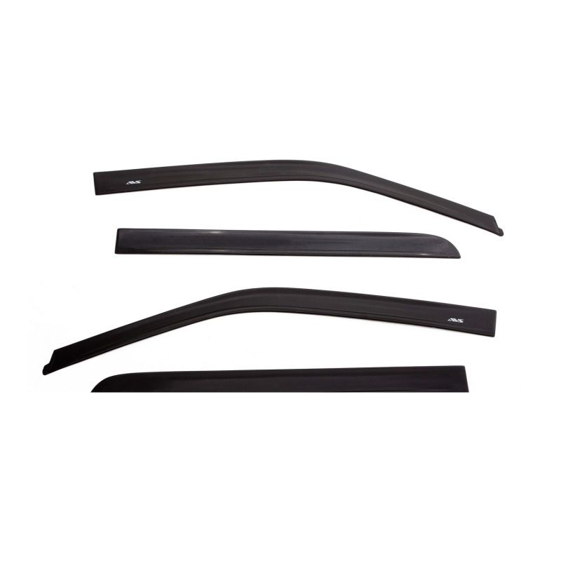 AVS 07-18 Jeep Wrangler Unlimited Ventvisor Low Profile Window Deflectors 4pc - Matte Black