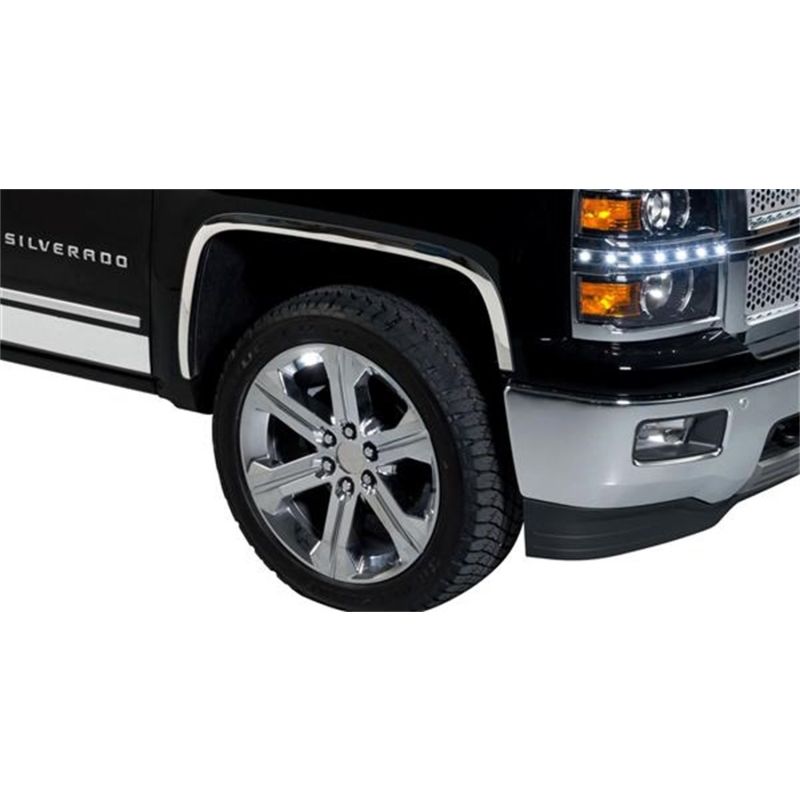 Putco 97295 14-15 Chevy Silverado LD - Full Stainless Steel Fender Trim