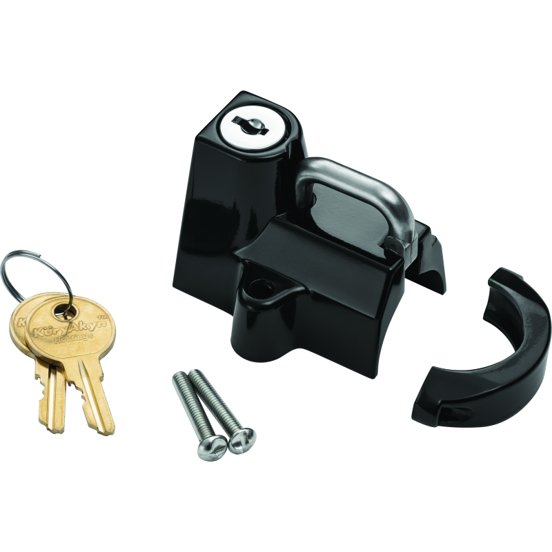 Kuryakyn 4618 Universal Helmet Lock 7/8-1-1/4 Black