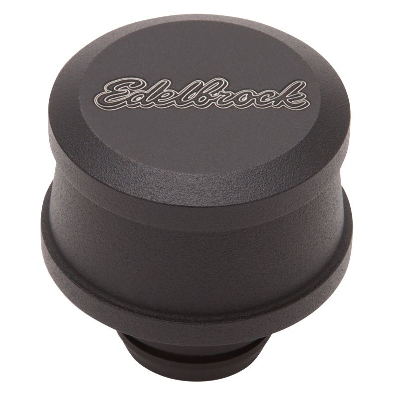EDELBROCK EDE42133 Billet Aluminum Breather - Black