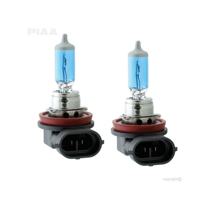 PIAA 18235 PIAA H8 XTreme White Plus Twin Pack Halogen Bulbs