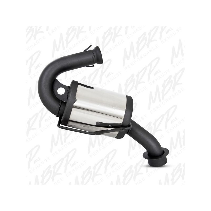 MBRP Exhaust 1825207 Trail Muffler; Bolt-on Design; Packed Muffler.