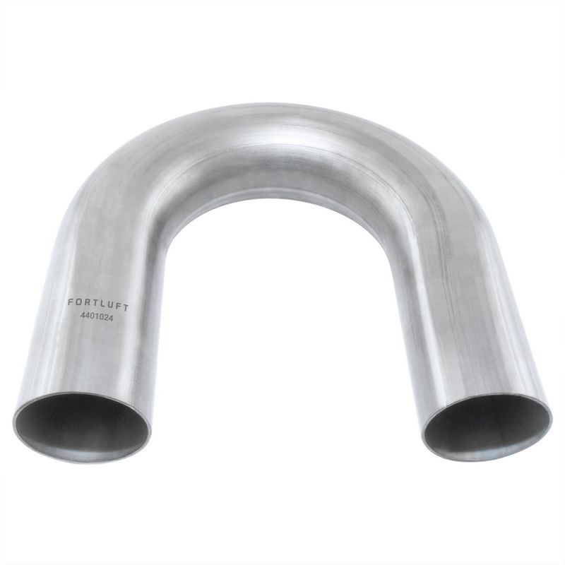 FORTLUFT 4401024 180 Degree Stainless Steel Exhaust Mandrel Bend Stainless Steel, 2.25''/57mm