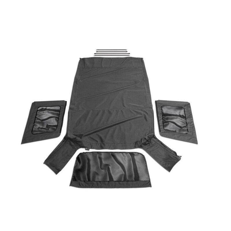 Rampage 2007-2009 Jeep Wrangler(JK) Unlimited OEM Replacement Top - Black Diamond