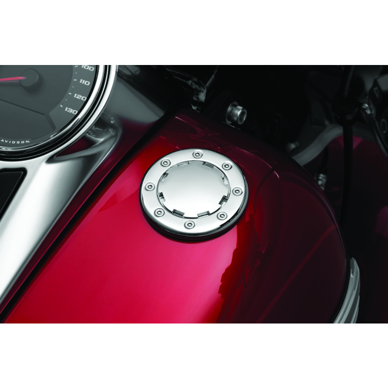 Kuryakyn 7434 Vented Flush Mount Gas Cap Chrome