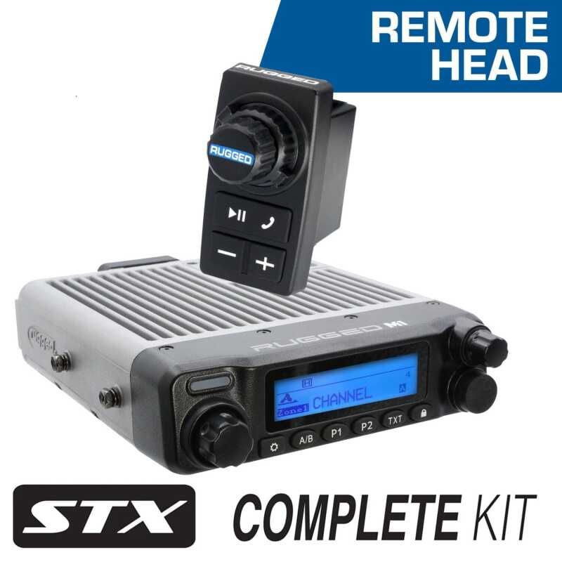 Rugged Radios MCK-STX-RS-2P-M1 STX STEREO Complete Master Comm Kit w/ Intercom - 2-Way Radio M1 VHF Business Band