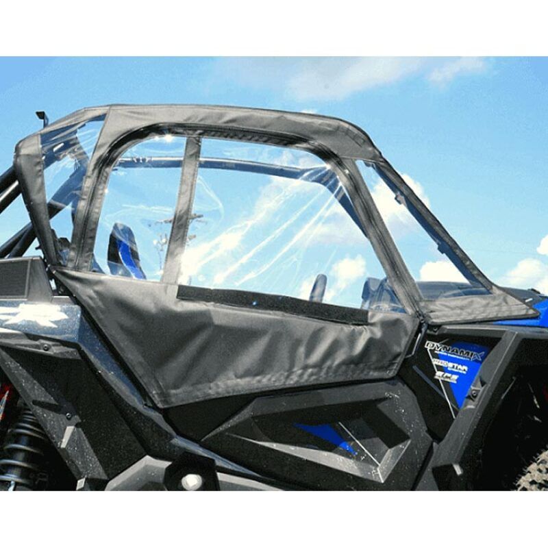Seizmik 51-21002 18-21 Polaris RZR Turbo S Soft Doors w/ Zippers Kit
