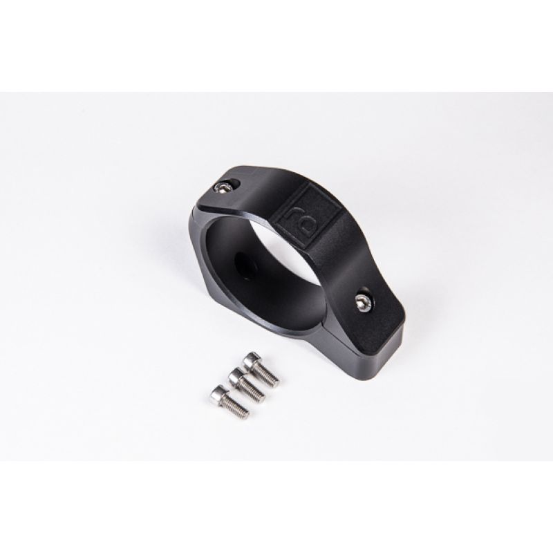 Radium Engineering 2-Piece Fuel Pump Clamp 60mm - Black W/ Logo