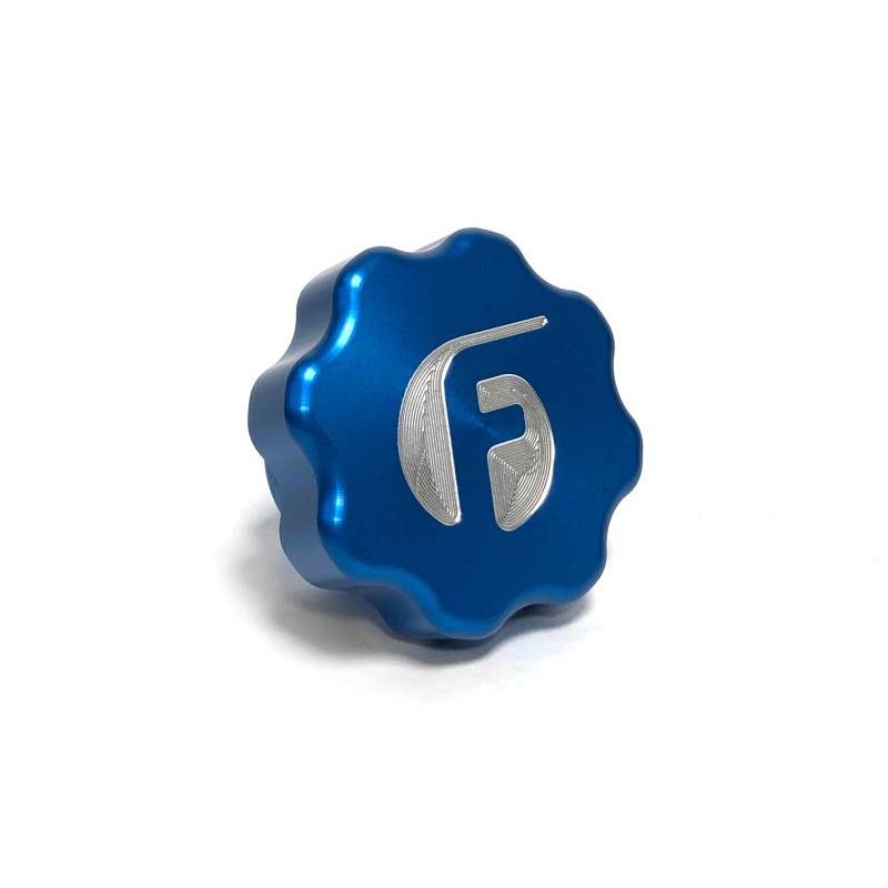 Fleece Performance 01-16 GM 2500/3500 Duramax Billet Oil Cap Cover - Blue